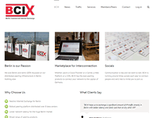 Tablet Screenshot of bcix.de